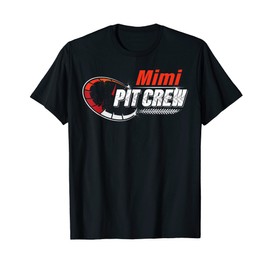 Race Car Birthday Party Racing Family Mimi Pit Crew T-Shirt