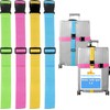 12x Suitcase Strap Set Coloured – Suitcase Strap Particularly Eye-catching
