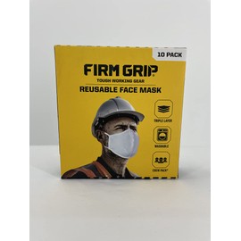 Firm Grip Tough Working Gear Reusable Face Mask- Washable (10-Pack)(63339)