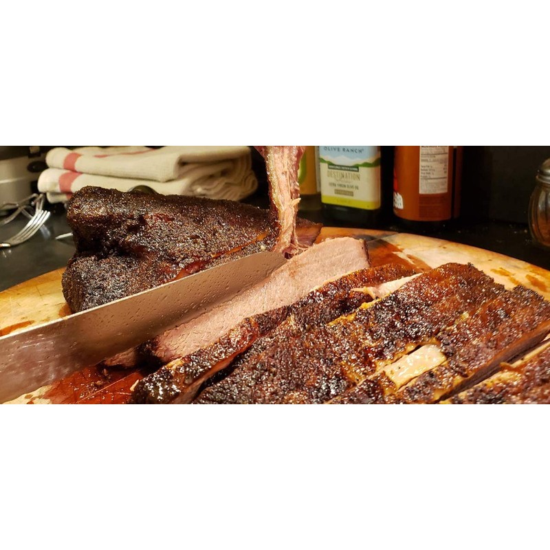 SPITJACK BBQ Smoked Brisket Knife for Meat Carving and Slicing