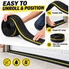Universal Garage Door Threshold Seal Strip – Weatherproof Rubber Bottom