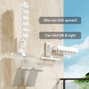 BOQORAD Wall Mounted Clothes Hanger Rack, Clothes Drying Rack,Laundry Drying