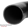 Haturmyko ID 2.5" to 3" 90 Degree Reducer Silicone Elbow