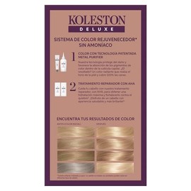 Koleston Deluxe Tinte Permanente Sin Amoniaco 101 Rubio Cenizo Extra Claro