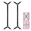 Bed Sheet Straps Adjustable Pack of 2 Elastic Sheet Holders,