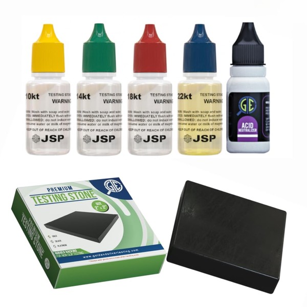Gemtone Gold Testing Jewelry Kit 10K 14K 18K 22K Testing