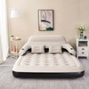 DIMAR GARDEN Queen Size Air Mattress with Headboard and Pillows,