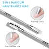 HaimiLiya Cuticle Pusher Dual-end Dead Skin Nail Pusher Nail Dirt