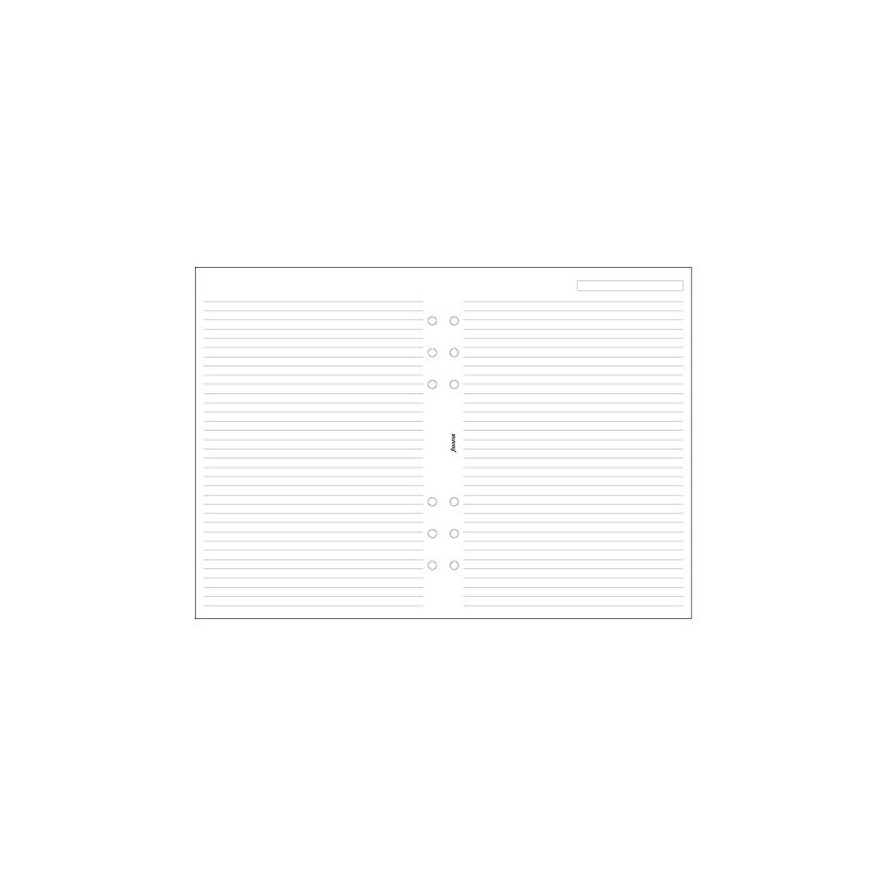 Filofax A5 Ruled White Paper (B343008)