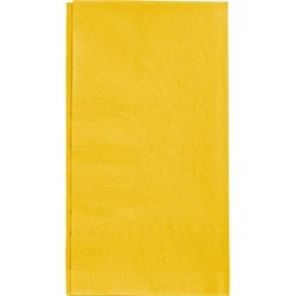 Yellow Dinner Napkins | 2-Ply | 15" x 17" | 125/Pack
