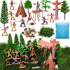 Canlierr 32 Pcs Native American Indians Figures Toys Set, Action