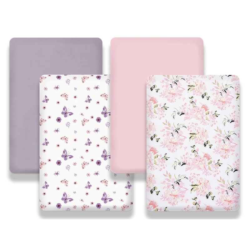 Little Grape Land Cot Bed Sheets 140 x 70 cm,