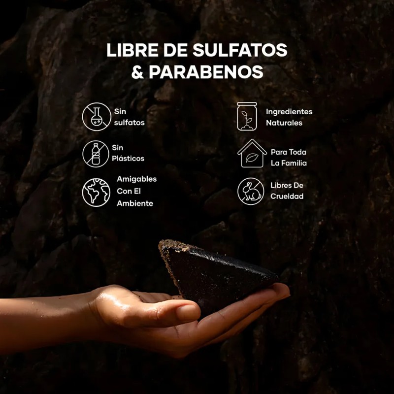 AMAI Jabón Corporal Exfoliante de Romero y Menta 90 g