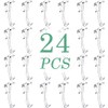 2.5 Inch Valance Clips for Horizontal Blind Valance (24 Pieces)