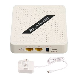 WiFi 6 Portable Router 1775Mbps Support WAN LAN Port Connecting Multiple Devices 5G Mobile WiFi Hotspot 100‑240V UK Plug