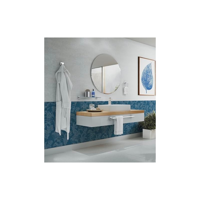 Gatco 5635 Glam Too Robe Hook, Chrome