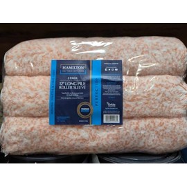 Hamilton 12" Long Pile Paint Roller Sleeve x 3
