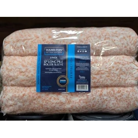 Hamilton 12" Long Pile Paint Roller Sleeve x 3