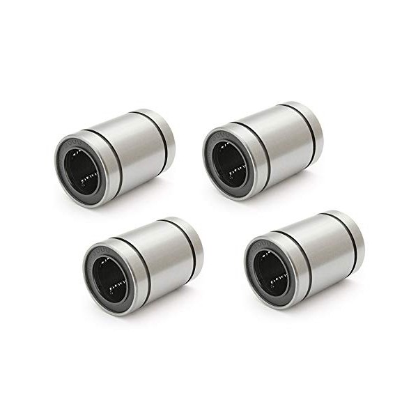 LM8UU Linear Bearings 8 mm Pack of 4