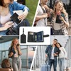 AVENIX Porta Pasaporte RFID con Etiqueta de Equipaje, PU, Cierre