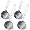 4Pcs 1/8 Cup Measuring Cup, 30ml Scoop, Stainless Steel Measuring