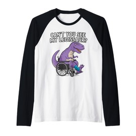 Cool Broken Leg Design for Men Boys Kids Broken Foot Ankle Raglan Baseball Tee