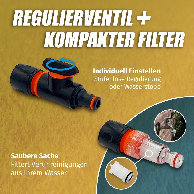 MaJoCompTec® WATERTWIN Water Tank Cap Compatible with Gardena Water Filter