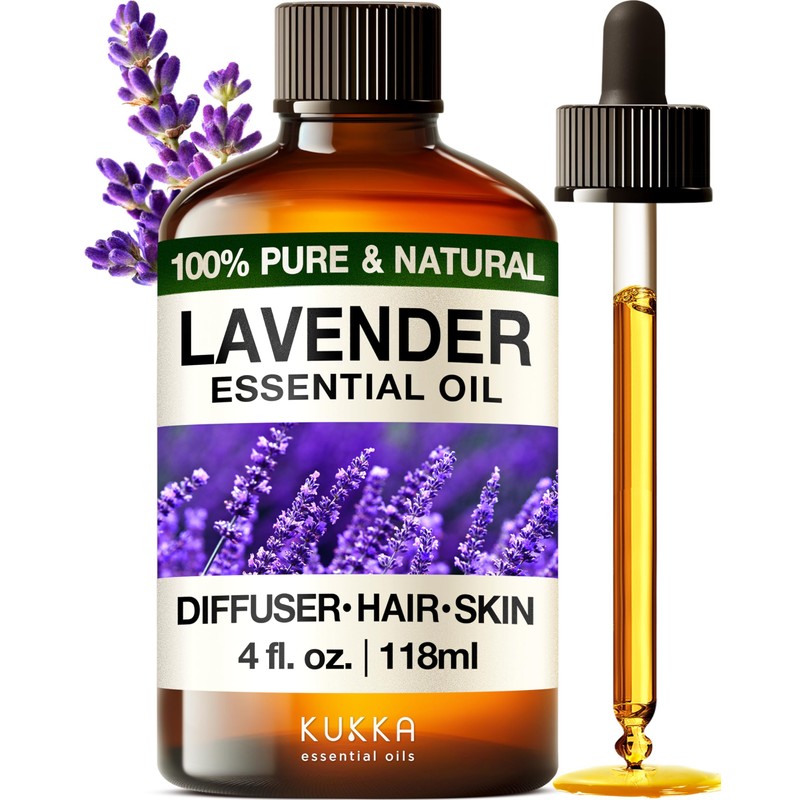 KUKKA essential oils Bergamot Essential Oil for Diffuser & Lavender