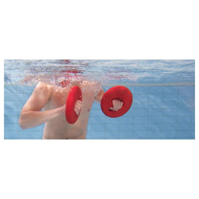 Beco AquaDisc SZ Aqua Training Discs Aqua Dumbbells Pair Red