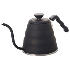 HARIO V60 VKBR-120-MB Drip Kettle, Vono, 28.2 fl oz (800 ml), Direct Fire/Induction Compatible, Matte Black, Made in Japan, Present, Gift