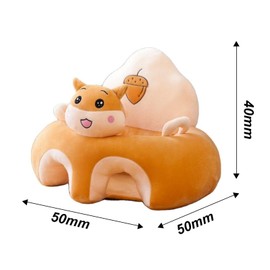 DaMohony Baby Floor Seat Learn to Sit Lounger Cover, Baby Learning Sitting Chair Cover for Infants Toddler