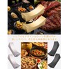 happykau Chopsticks Rest, 5 Pieces, Stylish, Stainless Steel, Cutlery Rest,