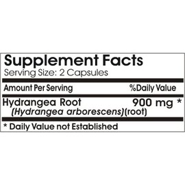 Naturetition Supplements Hydrangea Root 900mg ~ 90 Capsules - No Additives