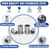 SAE & Metric Stainless Steel Rivet Nut Kits, JROUTH 380pcs