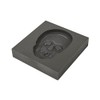 Small - Skull 3D Graphite Ingot Mold for Precious Metal