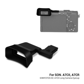 KIWIFOTOS Camera Extended Eyecup Eyepiece for Sony A7CII A7CR Camera, Alpha 7CII 7CR Viewfinder Protection Accessories