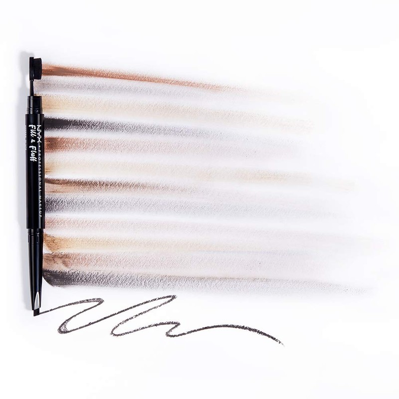 NYX Professional Makeup, Fill & Fluff Eyebrow Pomade Pencil, Creamy