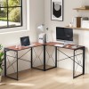 VECELO Folding Computer Desk Simple Laptop Table Home Office Workstation