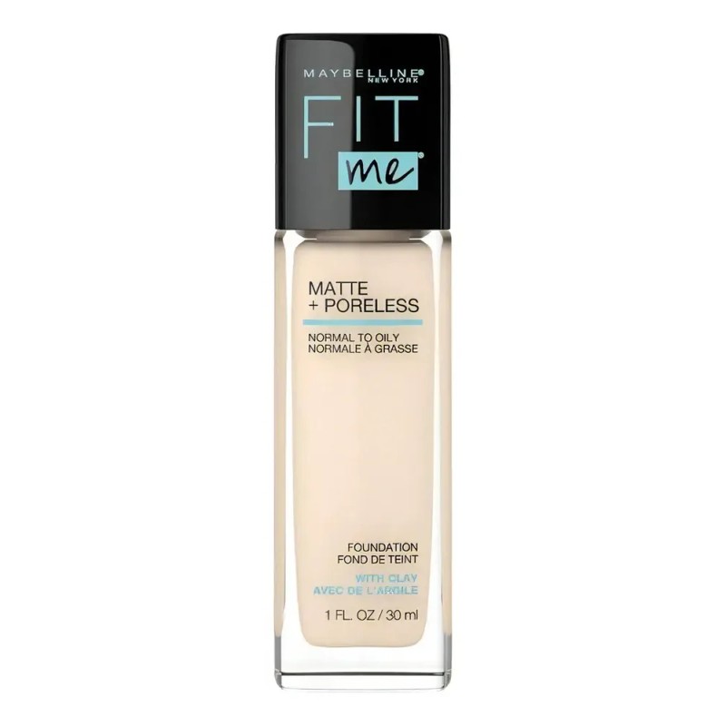Base Fit Me Matte + Poreless 128 Warm Nude Maybelline