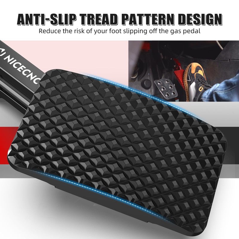 NICECNC Accelerator Pedal Extender Billet Compatible with Can Am X3