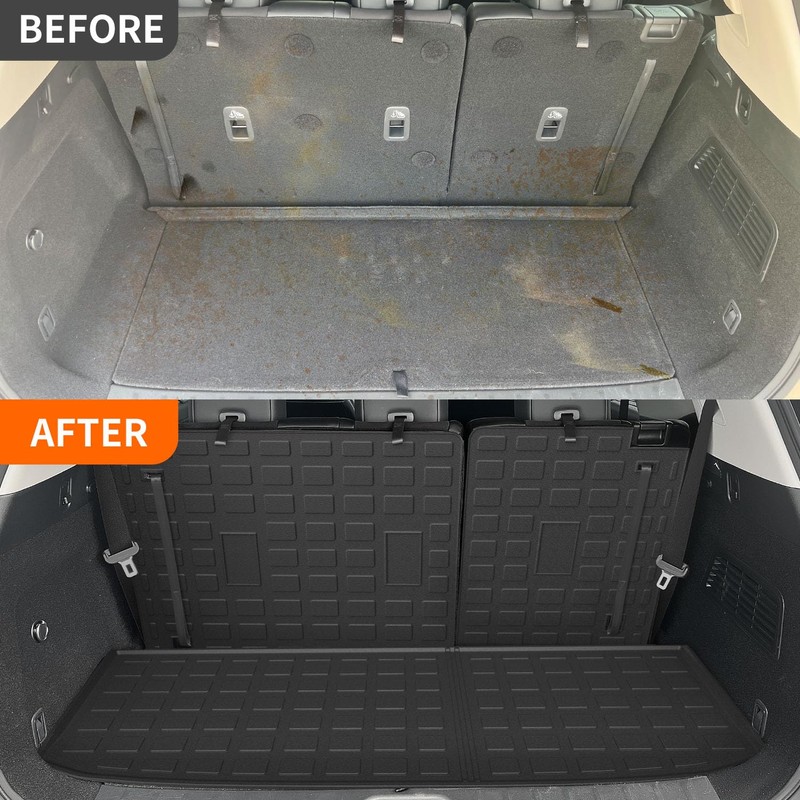powoq Cargo Mat Compatible with 2022-2025 Nissan Pathfinder Trunk Mat