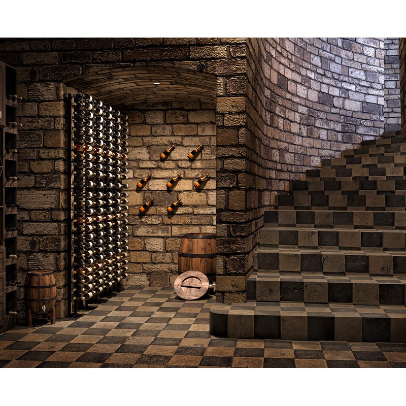 VintageView Wall Series Perch - 1 Bottle Wall Mounted Vertical