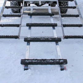 Caliber 13566 TractionLadder HD, Snowmobile Ramp Ladder with Grips, Extendable 16" x 64"