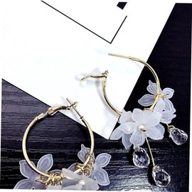 Gatuida 96pcs Hoop Earring Making Kit Silver Hoop Earrings Hoops for Jewelry Making Earrings Bead Hoops Earrings Beading Hoops Earring Making Supplies DIY Earrings Hoops Silver Hoops Alloy