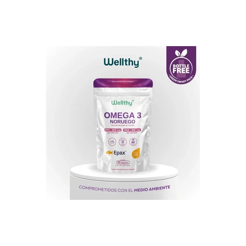 Omega 3 Salmón Noruego Epax 30 Cápsulas Norwegian Salmon Omega