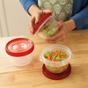Rubbermaid TakeAlongs Twist & Seal, Twist Top Food Storage Containers,