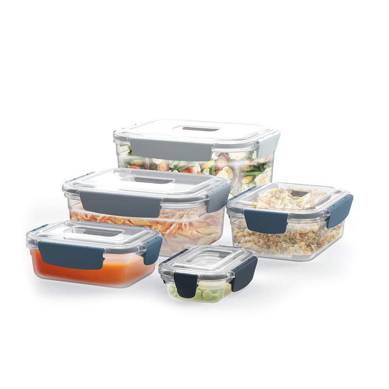 Joseph Joseph Nest Lock Plastic Food Storage Container Set with