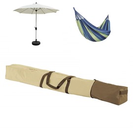 Umbrella Storage Bag, 67 Inch Oversized Patio Umbrella Storage and Carrying Bag, 420D Oxford Fabric Patio Hammock Umbrella Covers Waterproof, Beach Umbrella Storage Bag Dustproof Pouch for Outdoor