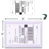 Tapsin Packing List Pouches, Shipping Label Envelopes Clear Adhesive Top