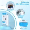 GlasFlength 60x-120x Mini Taschenmikroskop für Kinder und Erwachsene, Tragbares Handmikroskop